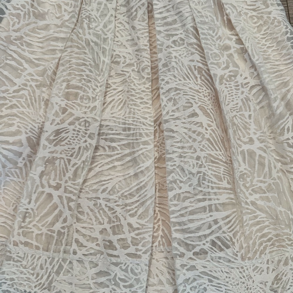 NWOT Diane Von Furstenberg Peach Ringwald Surplice Empire Waist Dress Size 8 - Picture 5 of 9